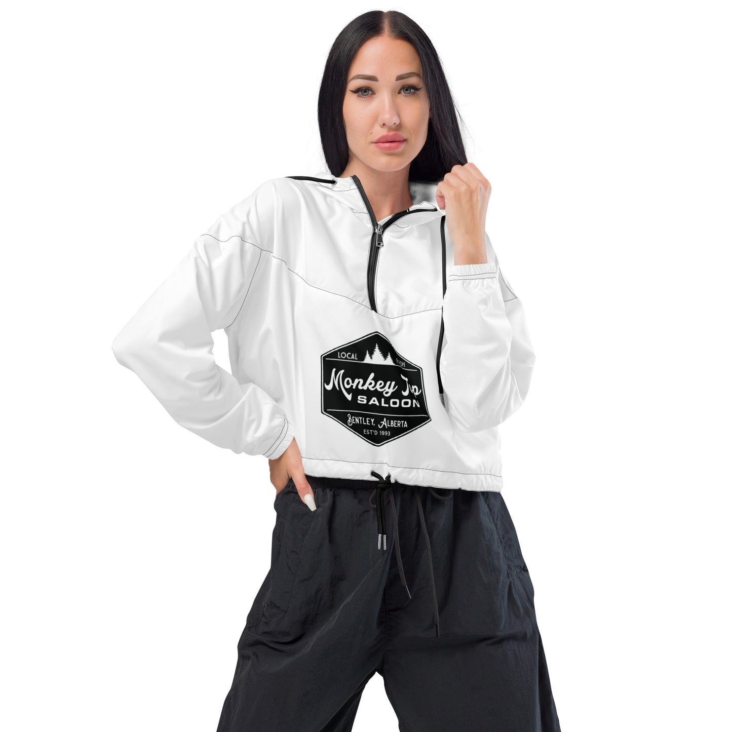 Women’s Cropped Windbreaker (Front)