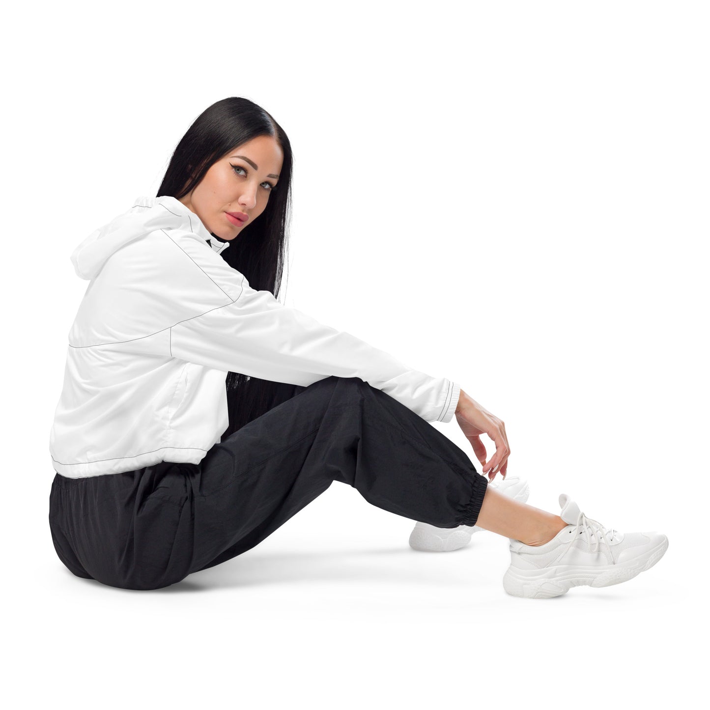 Women’s Cropped Windbreaker (Front)