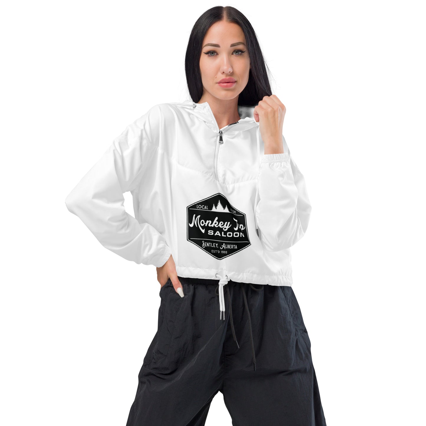 Women’s Cropped Windbreaker (Front)