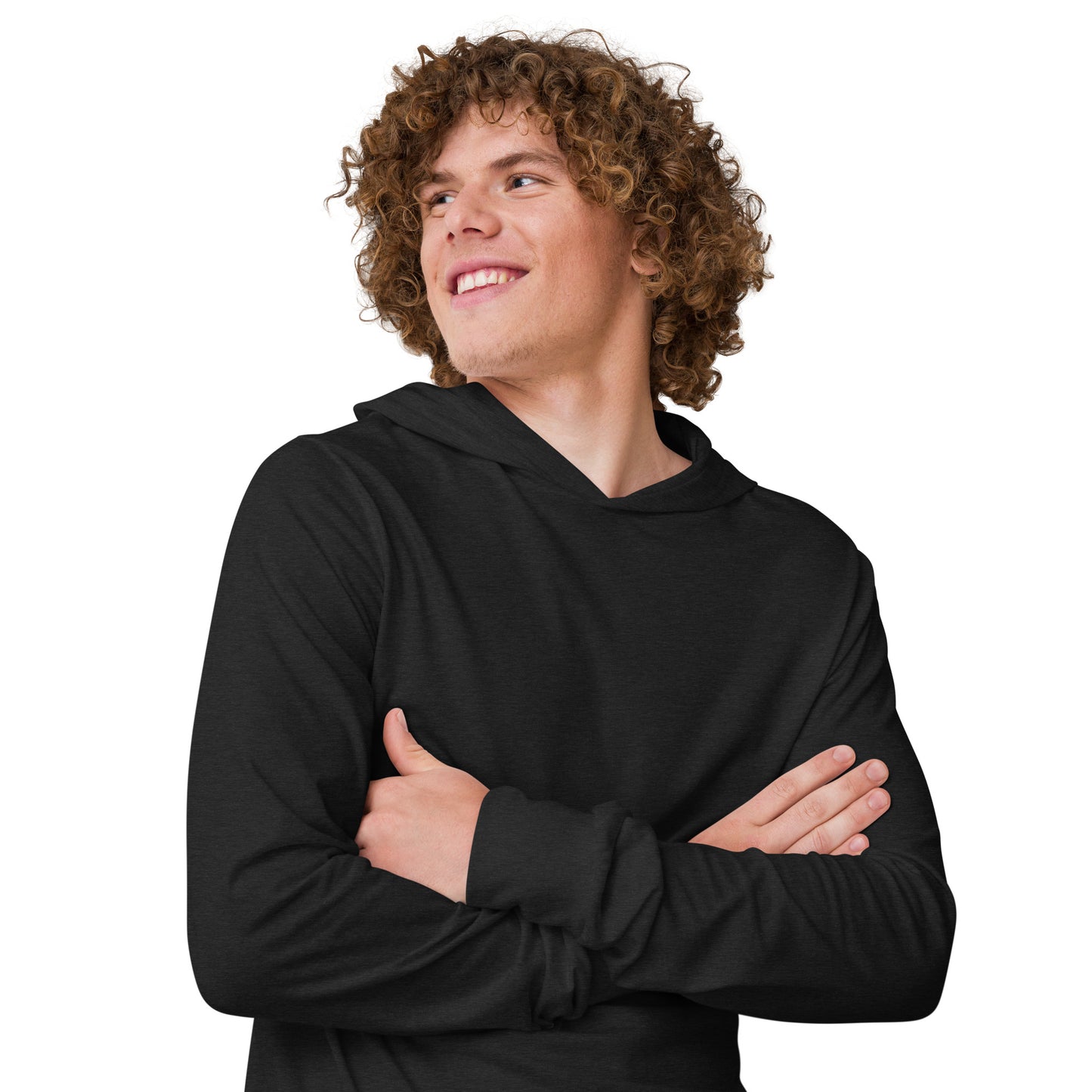 Unisex Hooded long-sleeve tee (Back)