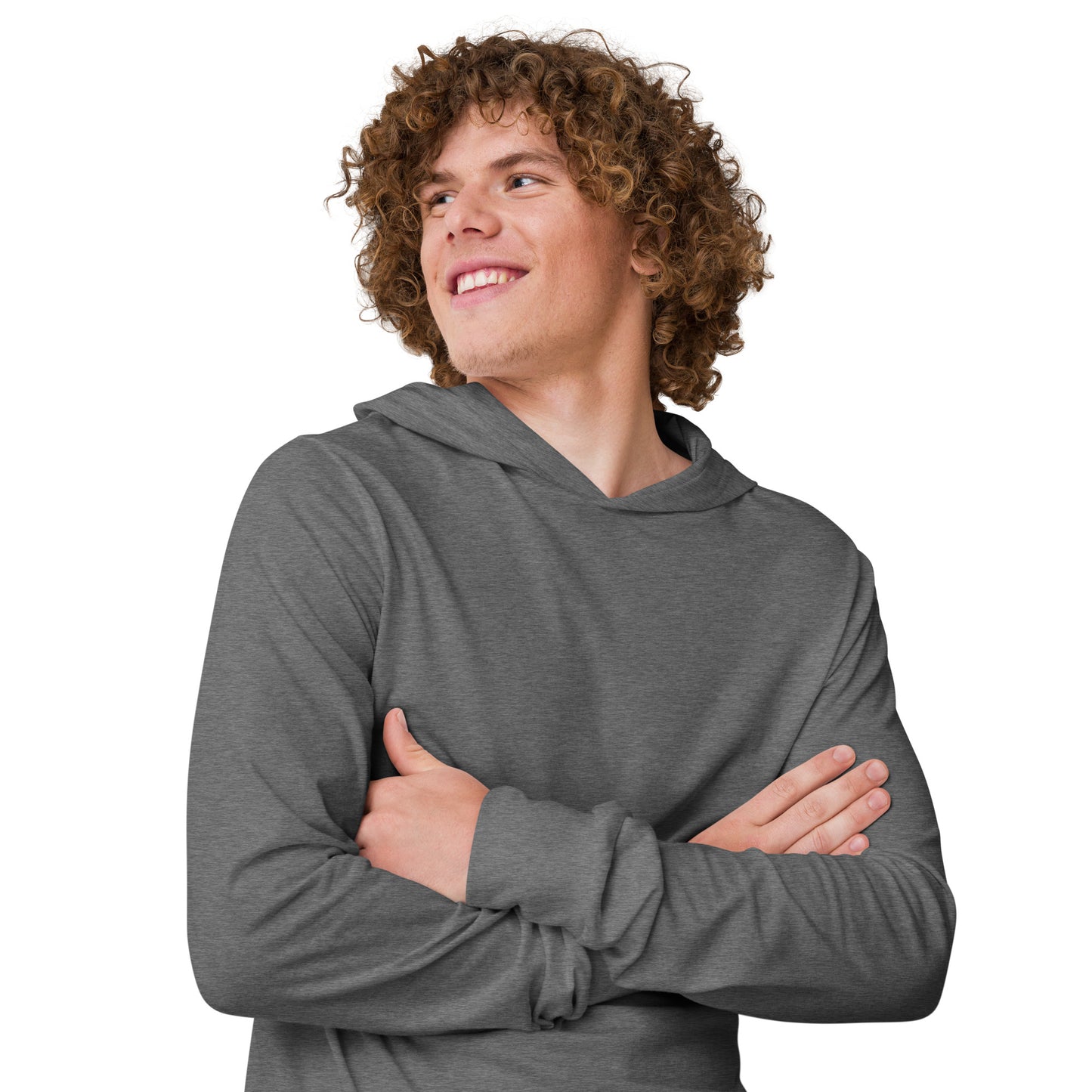 Unisex Hooded long-sleeve tee (Back)