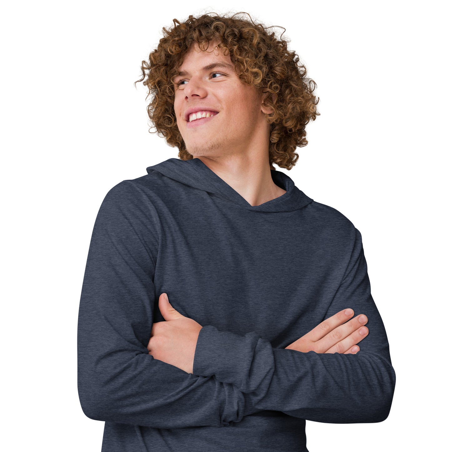 Unisex Hooded long-sleeve tee (Back)