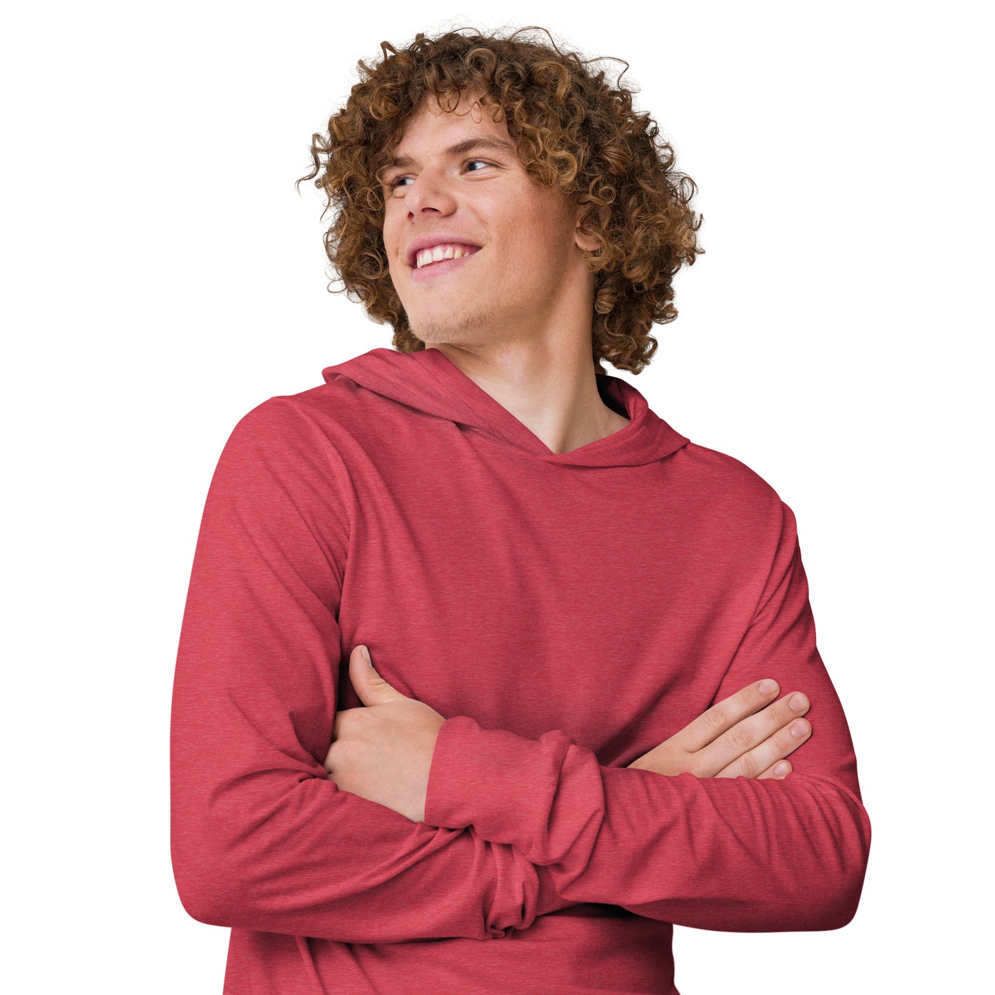 Unisex Hooded long-sleeve tee (Back)