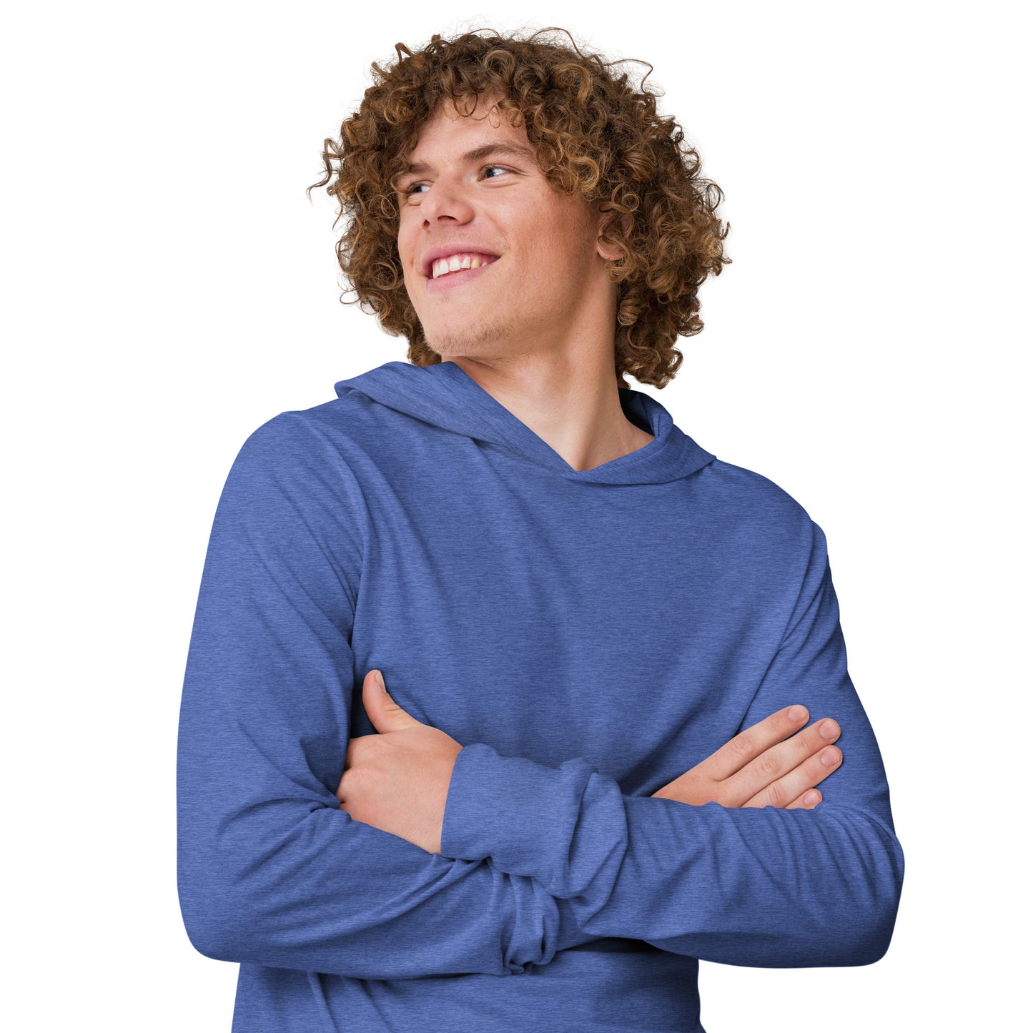 Unisex Hooded long-sleeve tee (Back)