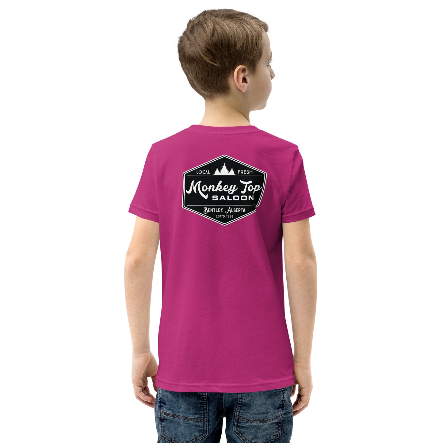 Unisex Youth Short Sleeve T-Shirt (Back)
