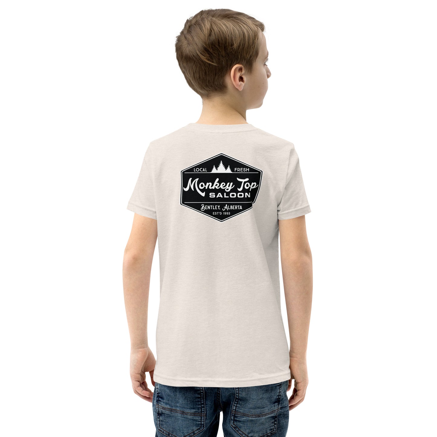 Unisex Youth Short Sleeve T-Shirt (Back)