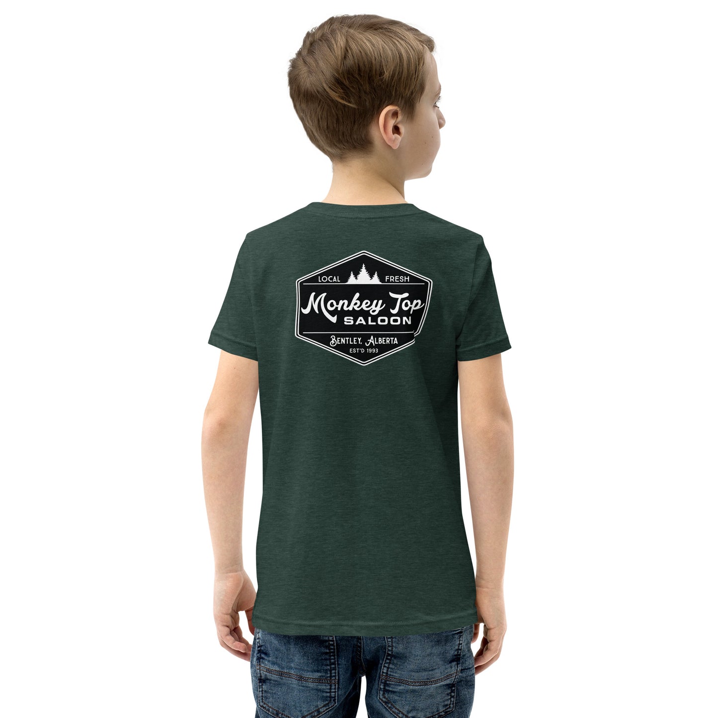 Unisex Youth Short Sleeve T-Shirt (Back)
