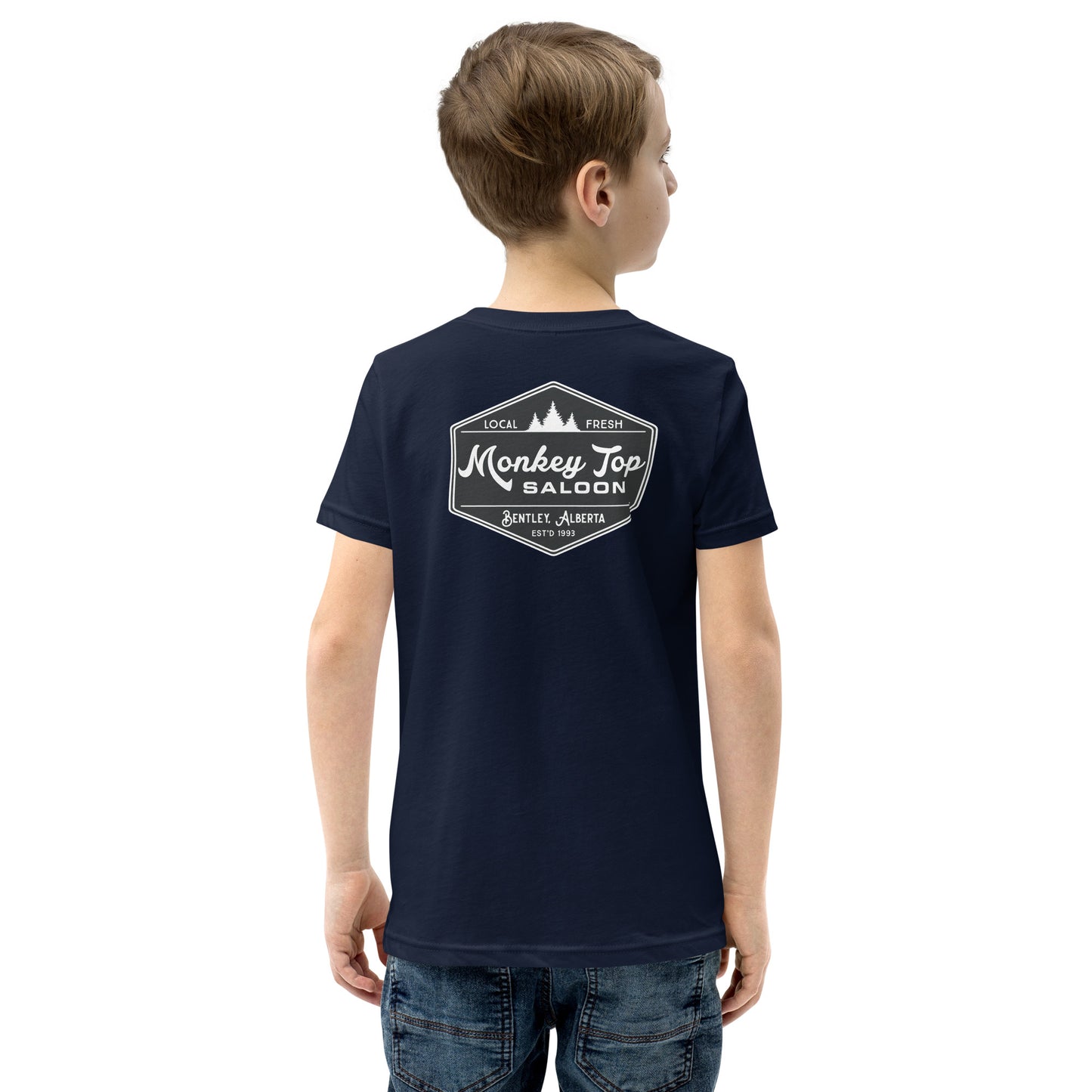 Unisex Youth Short Sleeve T-Shirt (Back)