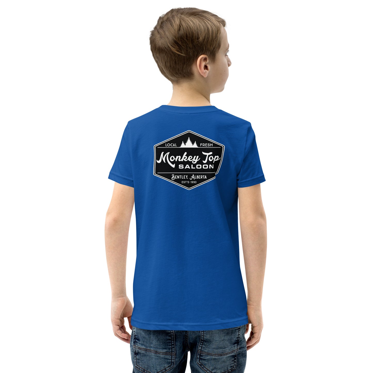 Unisex Youth Short Sleeve T-Shirt (Back)