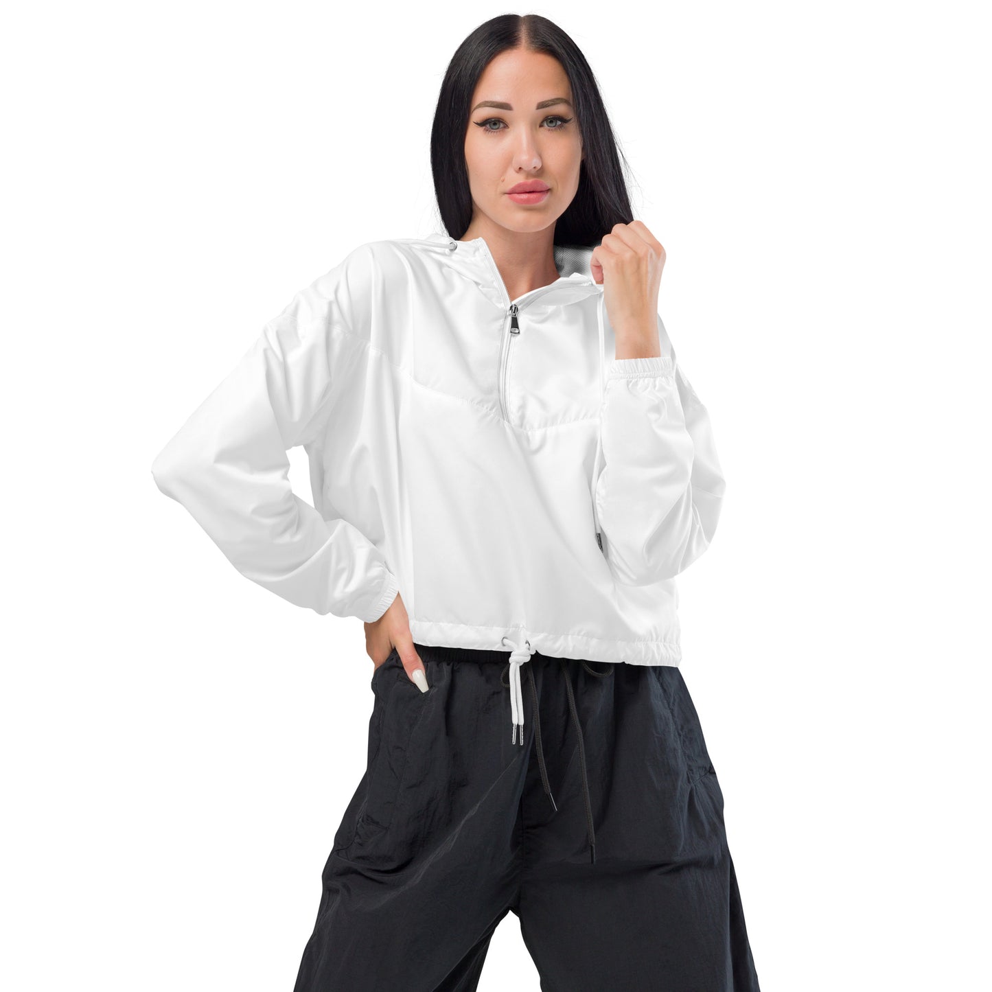 Women’s Cropped Windbreaker (Back)
