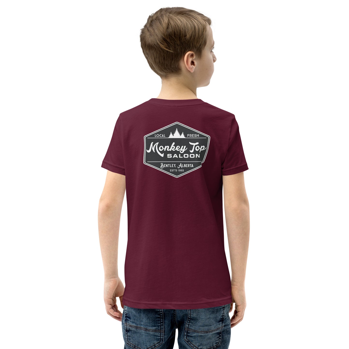 Unisex Youth Short Sleeve T-Shirt (Back)