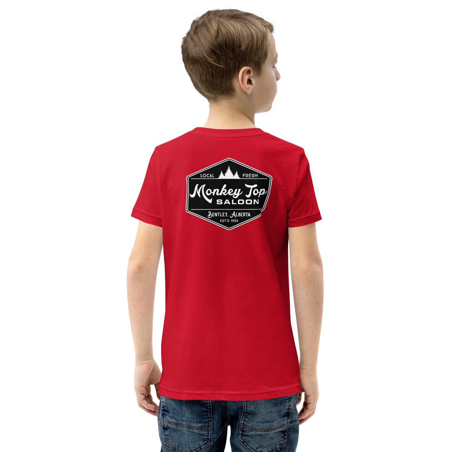 Unisex Youth Short Sleeve T-Shirt (Back)